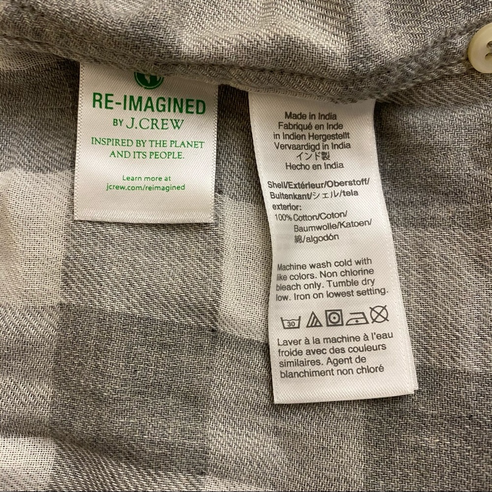 J. Crew Men's Small Slim Fit Double Weave Shirt - Picture 5 of 9